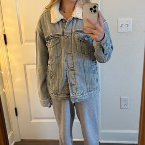 pacsun denim winter jacket